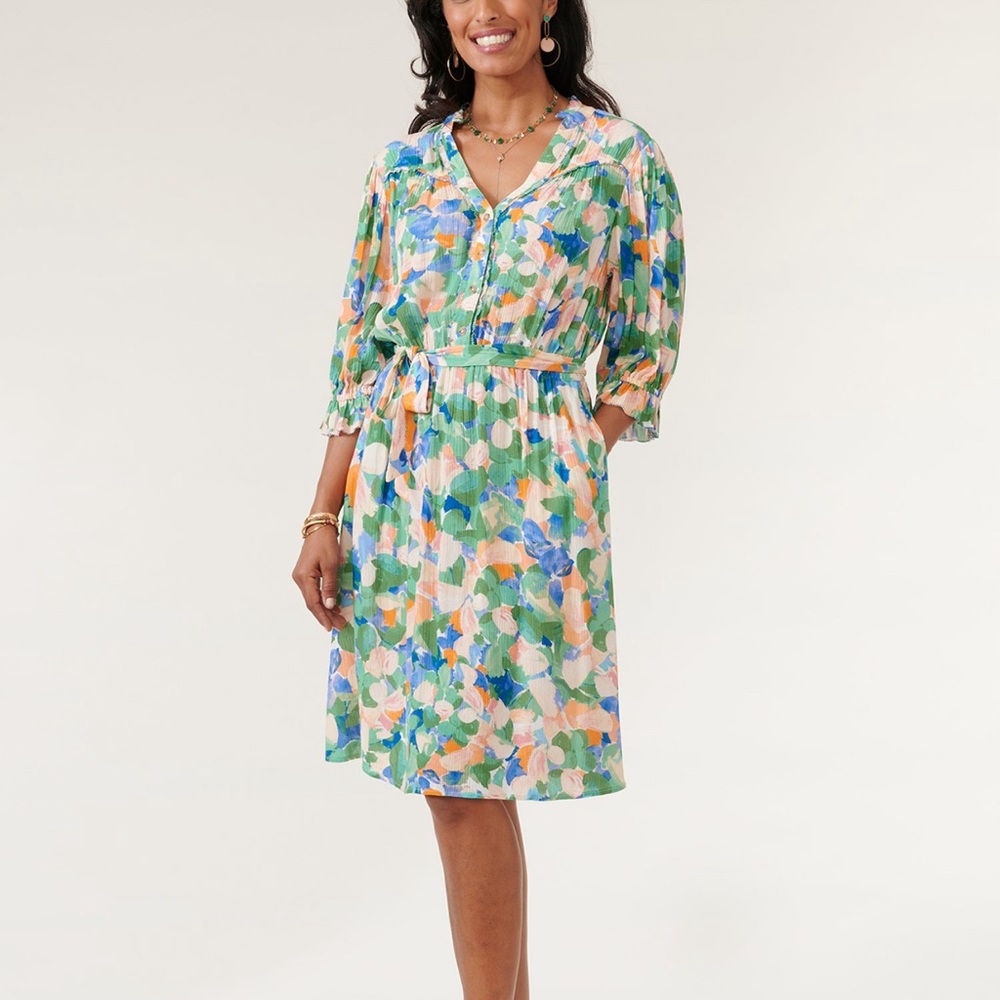 Willow Green/Multi Dress by Democracy